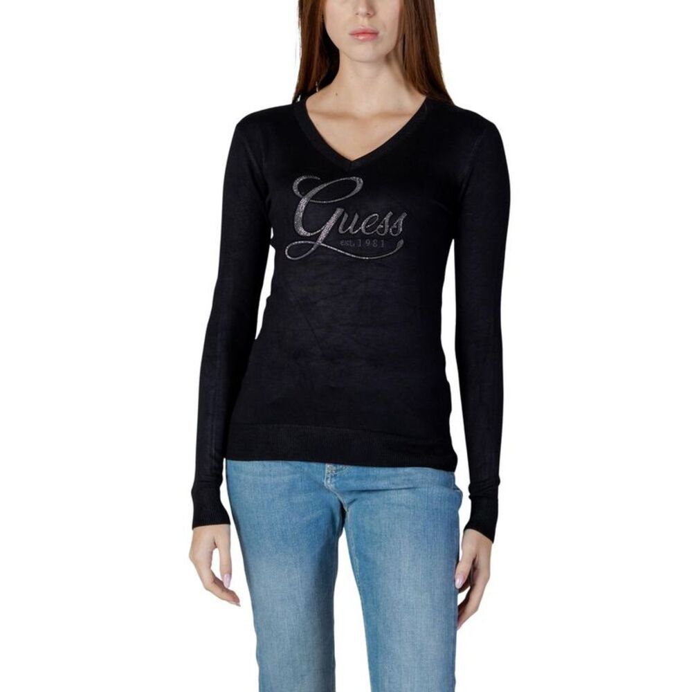 Guess Black Viscose Women's Sweatshirt
